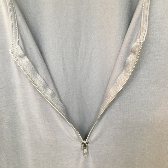 Green Envelope Made In USA Hi Lo Gray Modal Zipper - Picture 4 of 4